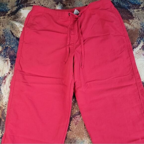 Women's L.L. Bean Nylon Mesh Outdoor Hiking Adventure Capri Style Pants - Picture 4 of 9